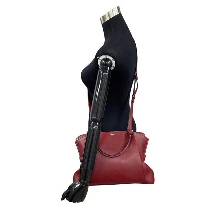 Cartier Vintage Cartier Handbag Burgundy