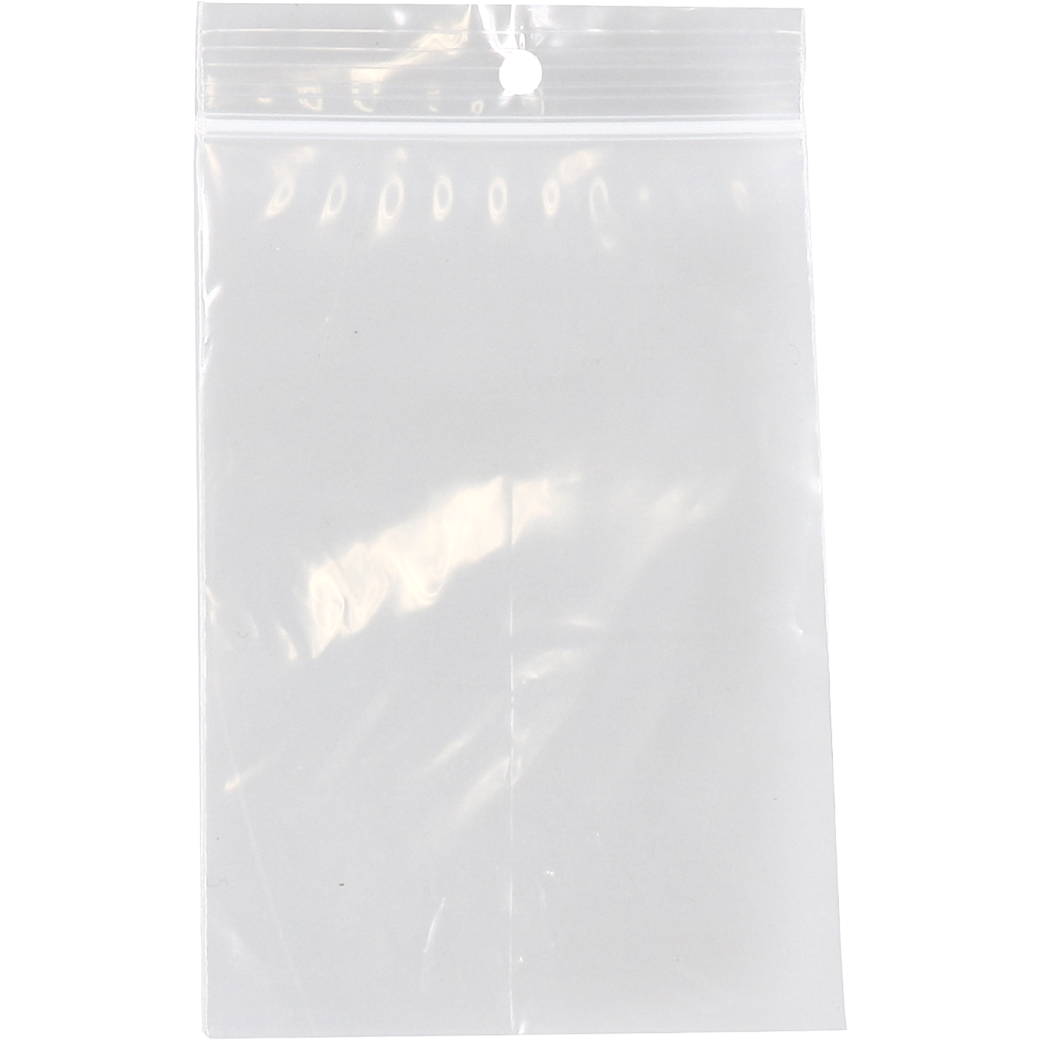 Zak, Sluitgripzak, LDPE, 4x4cm, 50my, transparant