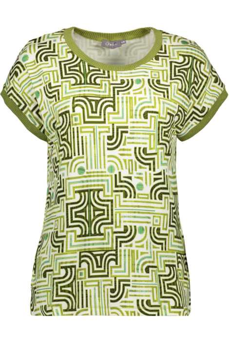 Geisha groene dames t-shirt