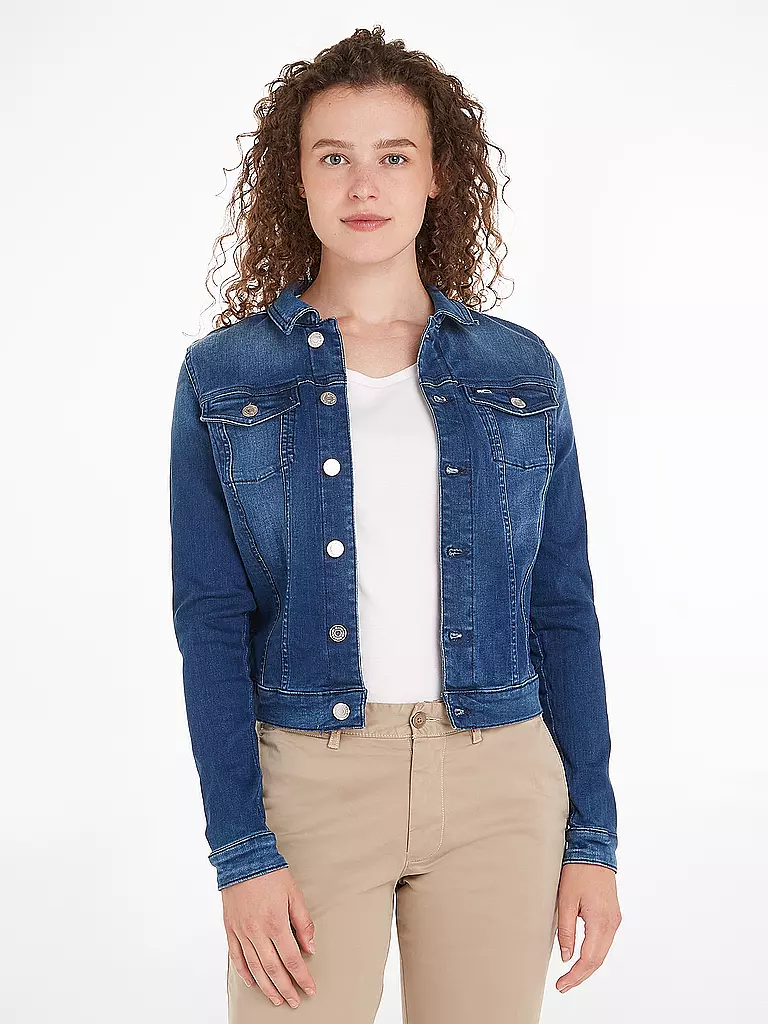 TOMMY JEANS Jeansjacke blau