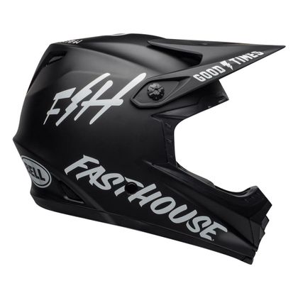 Casque cross Bell MOTO-9 MIPS FASTHOUSE WHITE ENFANT - Noir / Blanc