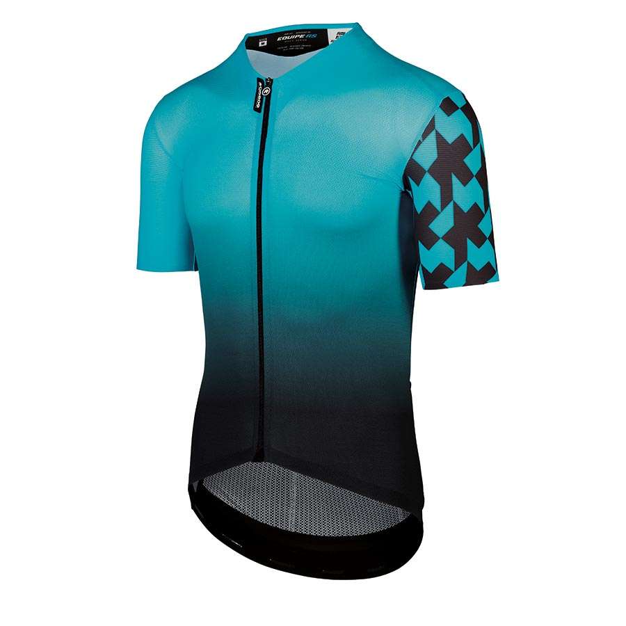 Assos Equipe RS Summer Prof Edition Fietsshirt Korte Mouwen Blauw/Zwart Here
