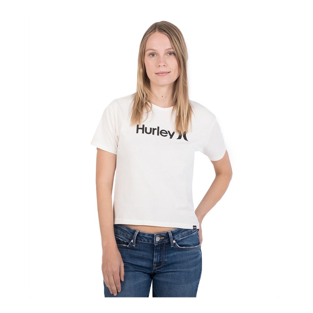 Hurley OCEANCARE O&O - Tee-shirt Femme marshmallow