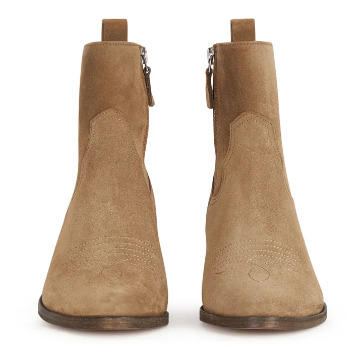 Anthology Paris Santiags Tyler Daim | Taupe