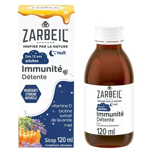 Xarope Zarbeil® para Imunidade Noturna para Adultos, Frasco de 120 ml