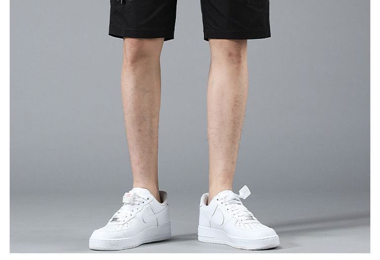 Nataro - Cargoshorts met trekkoord en tekstband