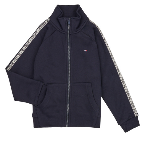 Tommy Hilfiger - MONOTYPE TAPE ZIPTROUGH - Marine