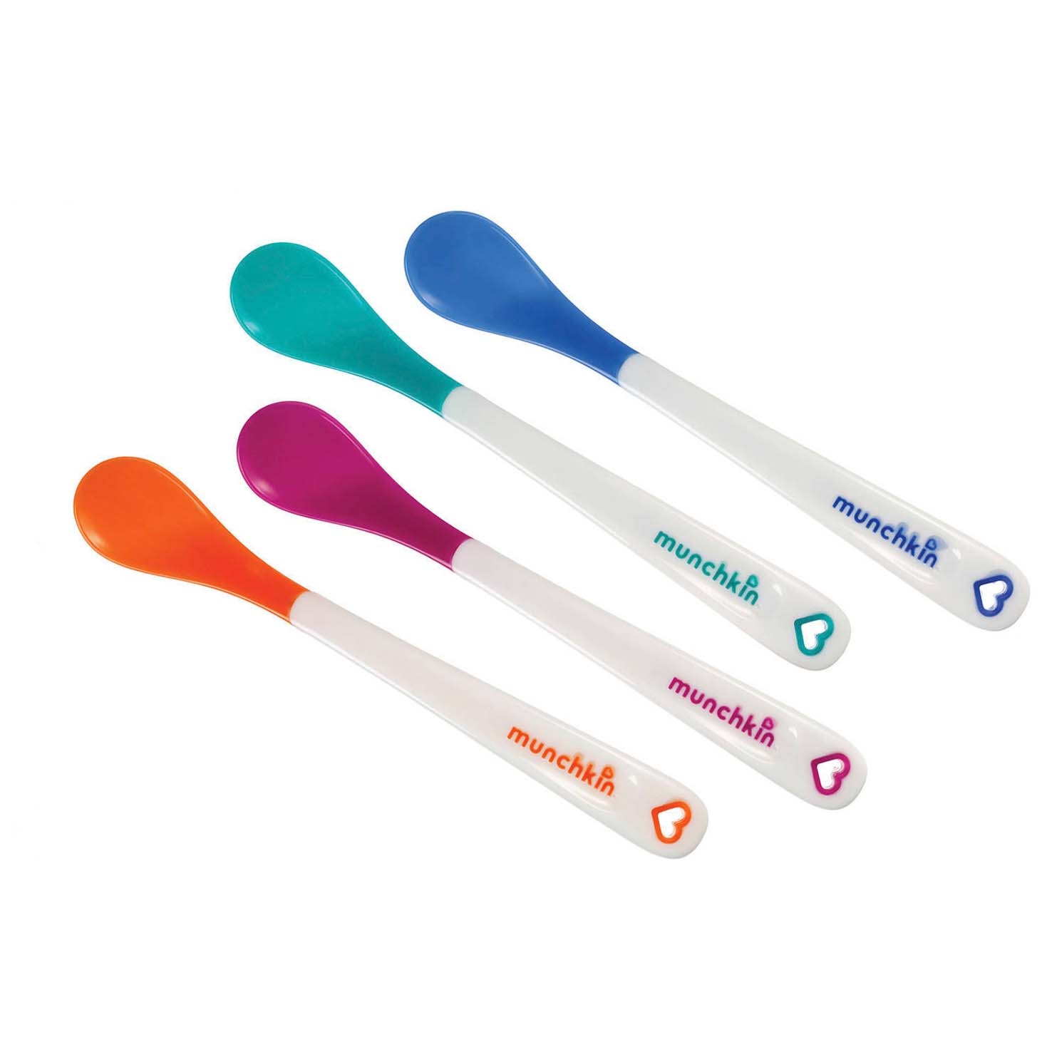 Munchkin lepels warmtegevoelig 4 stuks 3+ maanden multi