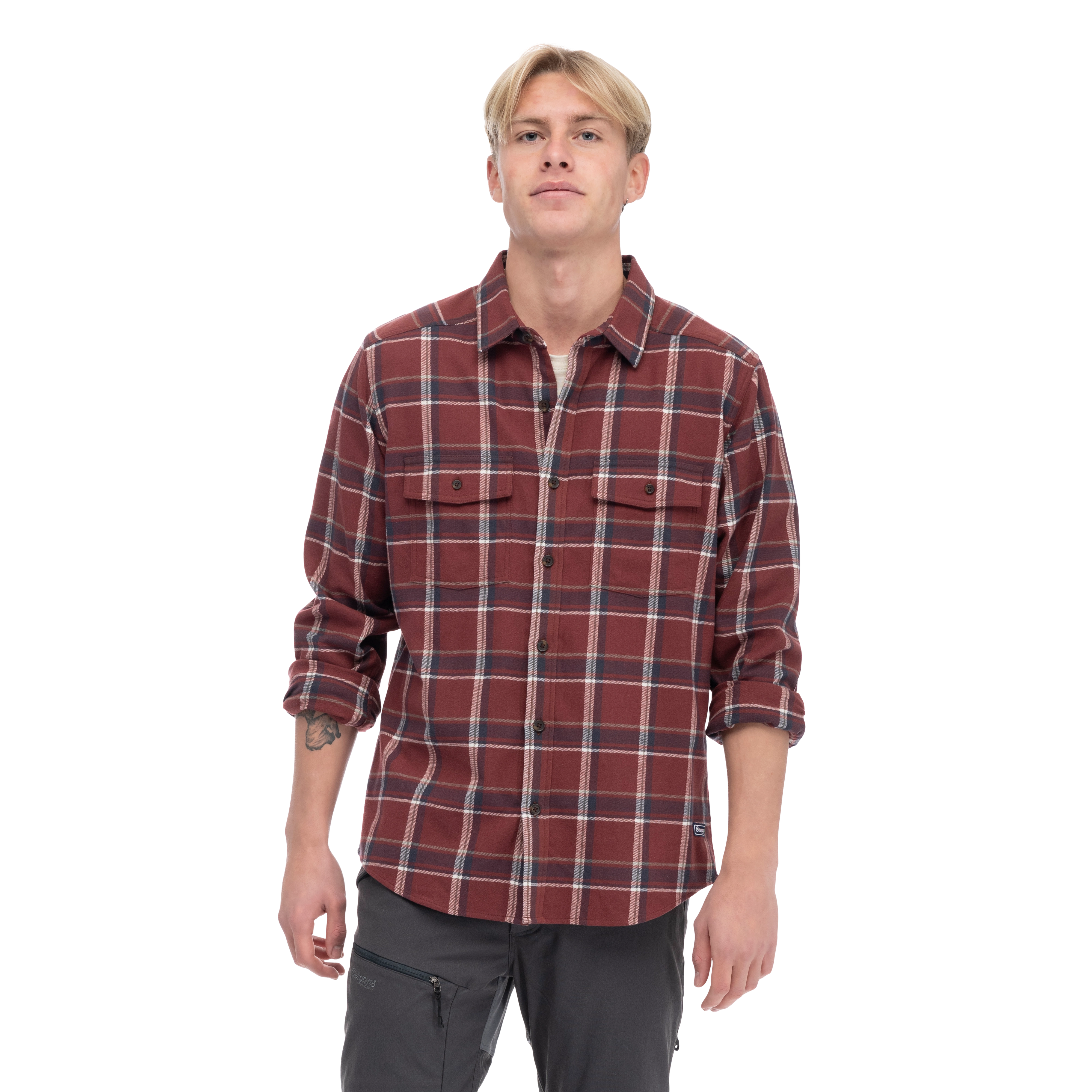 Tovdal Shirt Amarone Red / Dark Shadow Grey Check
