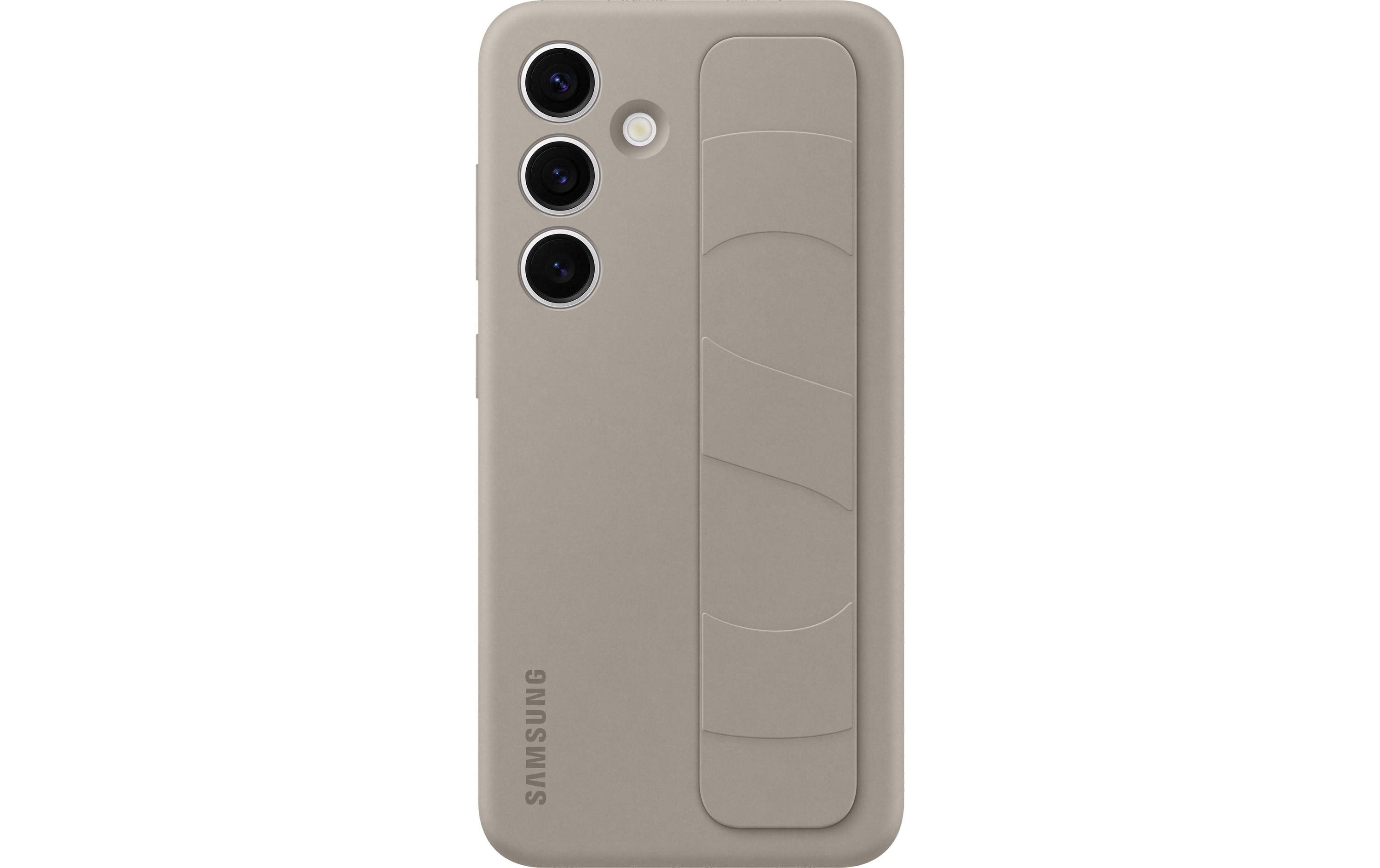 Back Cover Standing Grip Galaxy Galaxy S24 TaupeSchutzhülle mit Standfunktion für das Samsung Galaxy S24