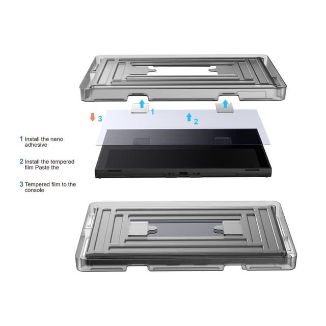Kompatibel med Nintendo Switch 2 Dobe Tempered Glass Screen Protector Blue Light Filter