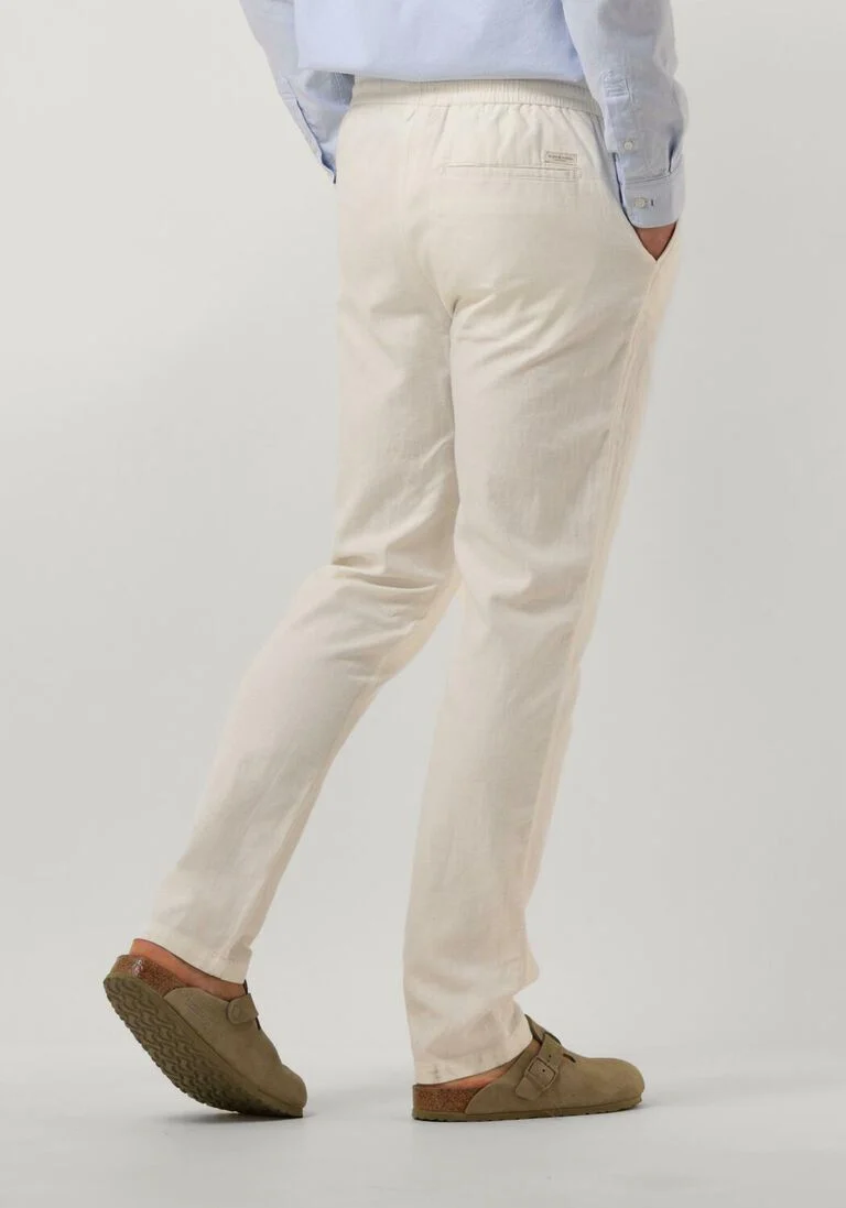 SCOTCH & SODA witte scotch & soda  warren - straight fit twill jogger