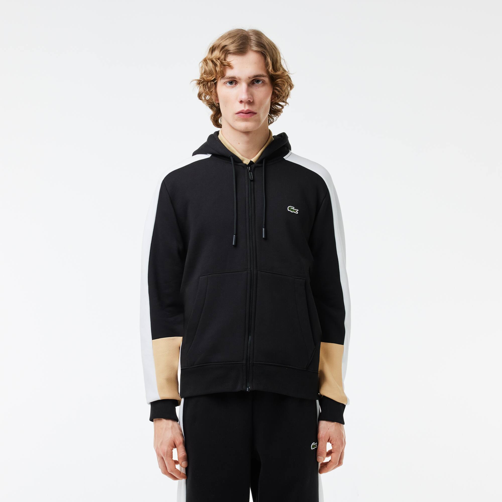 Sweatshirt à capuche Jogger color-block Sweatshirts - Noir - Lacoste - Homme