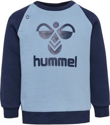 Hummel Humming Tracksuit, Black Iris/Faded Denim