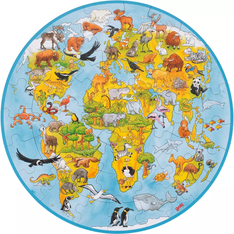 goki XXL Puzzle Welt