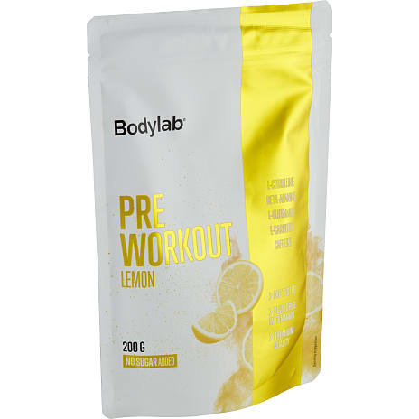 Pre Workout-pulver Lemon