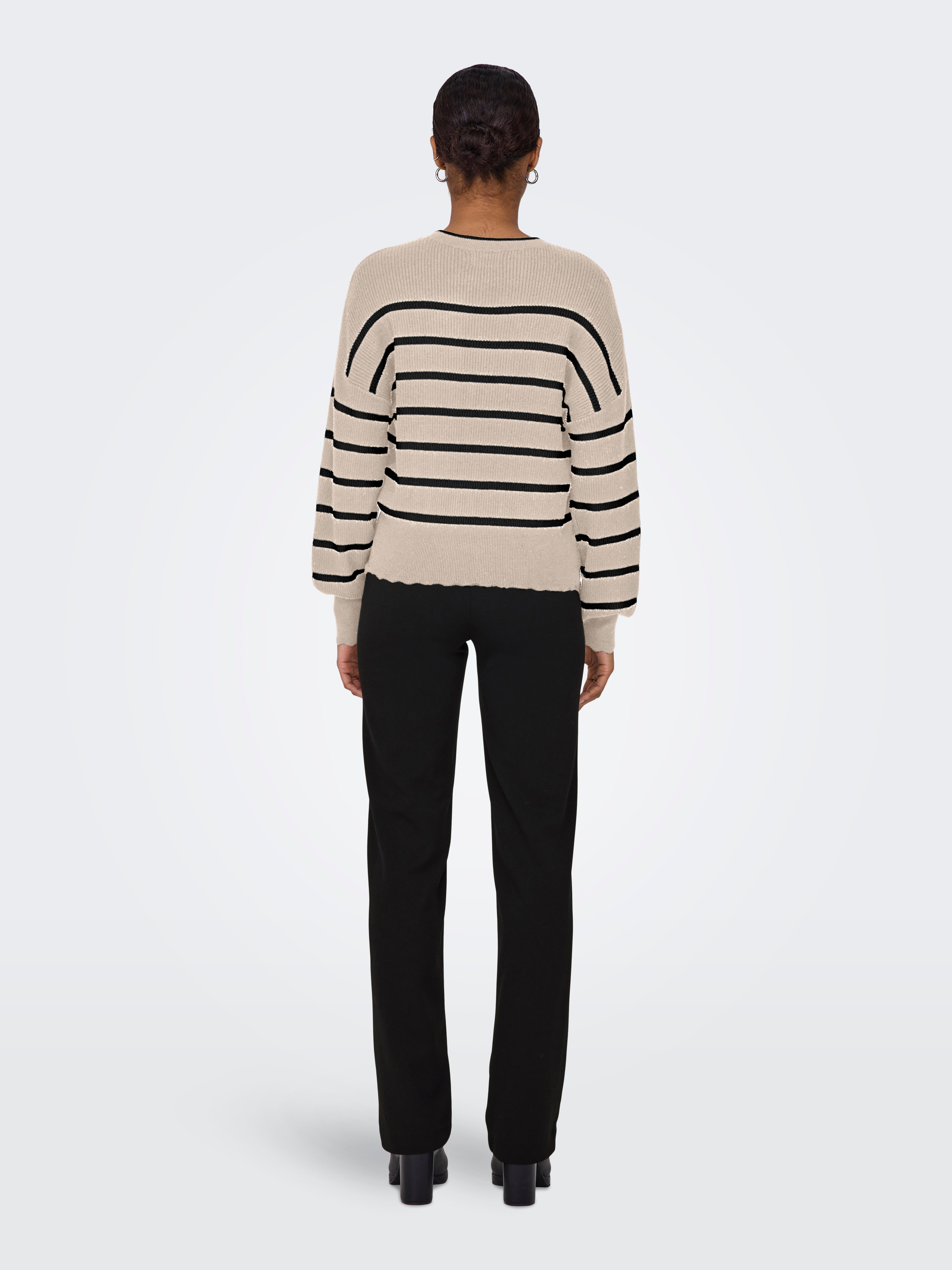 ONLIBI Strickpullover Whitecap Gray