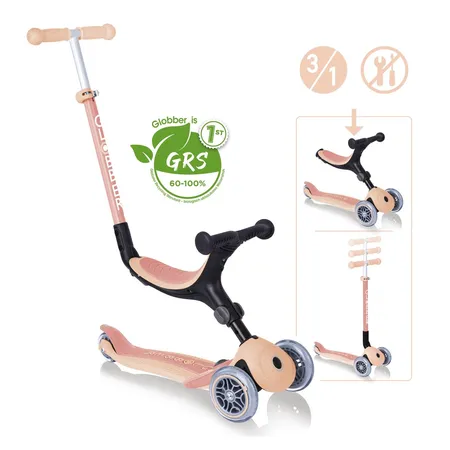 Authentic Sports Globber Go-Up Foldable Plus Eco apricot