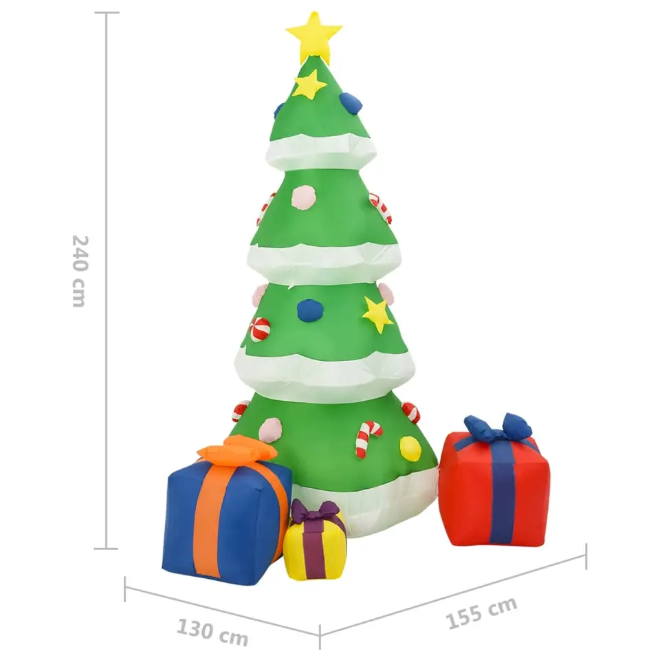 vidaXL - Opblaasbare Kerstboom