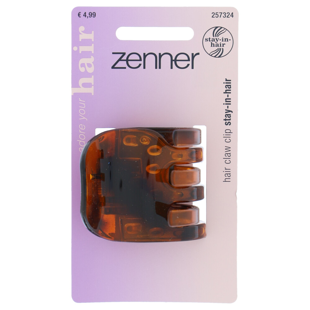 Zenner Haarklem Stay-In-Hair Bruin1 Stuk