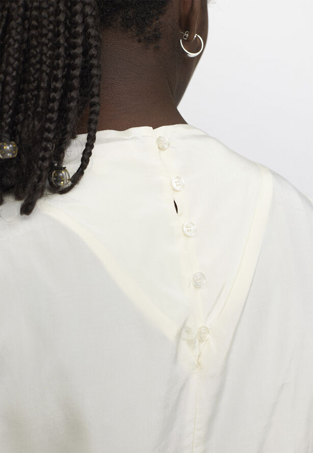 Soft Rebels SRNikki Highneck Blouse Arctic wolf