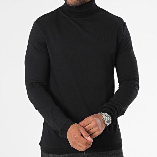 Pull Col Roulé Pastem Noir