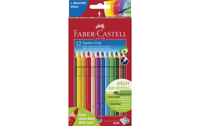 Faber-Castell Buntstift »Jumbo GRIP« Wasservermalbar