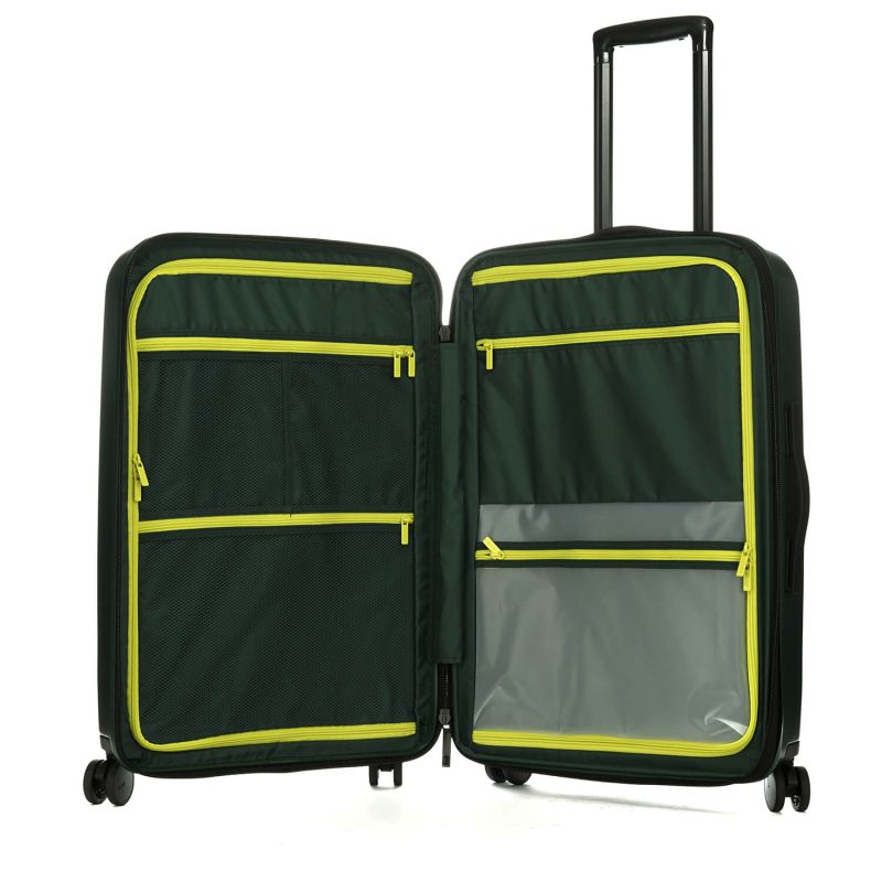 Valise rigide Pure mate Extensible 65 cm Vert foncé
