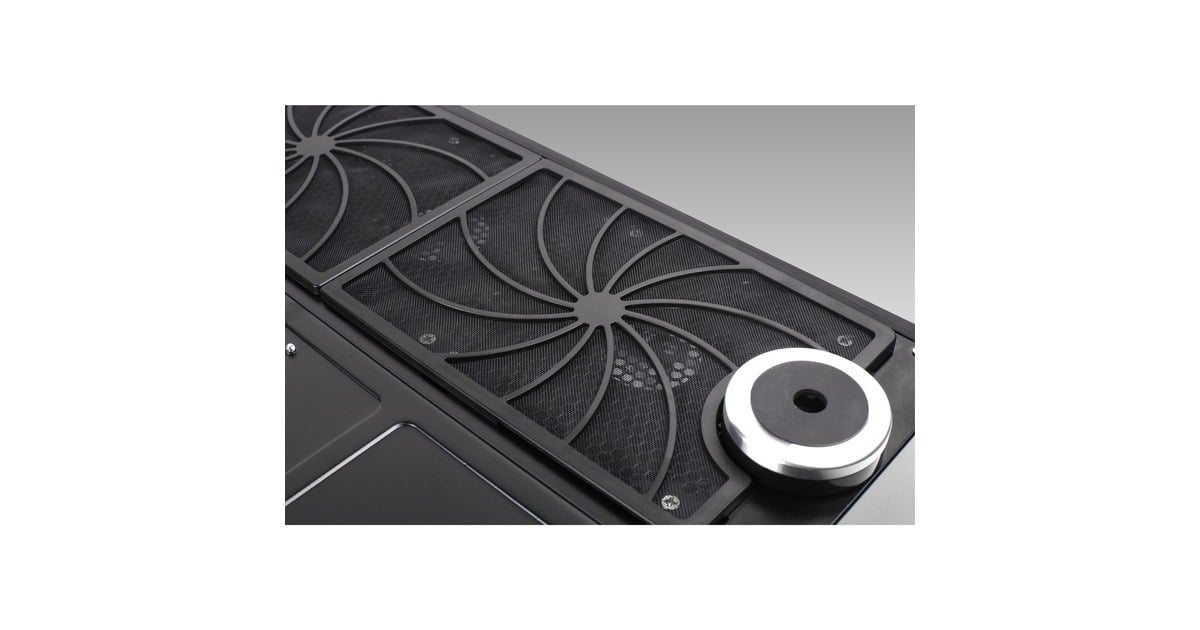 SilverStoneGrandia GD07B HTPC behuizing  (Zwart | 2x USB-A)