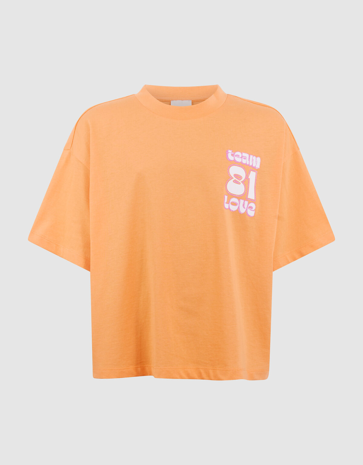 Team Love Artwork T-shirt Oranje