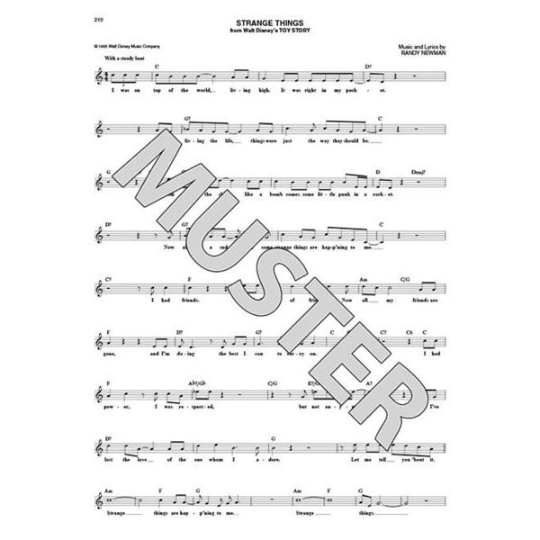 Hal Leonard Disney Fake Book 4th Edition
