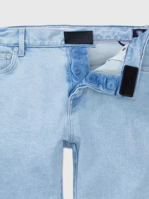 Calça jeans reta e relaxada Ethan adaptável