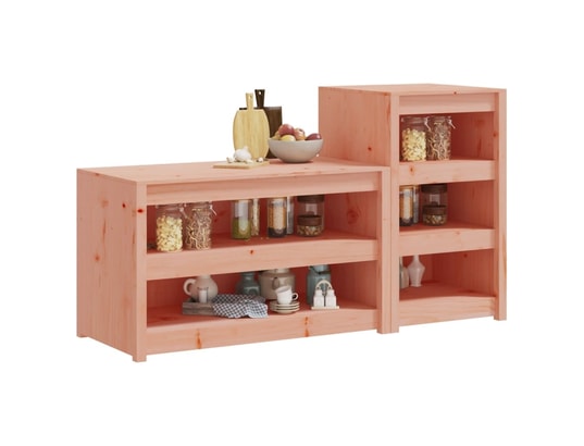 VIDAXL - Meuble comptoir Armoires de cuisine d'extérieur 2 pcs bois massif douglas