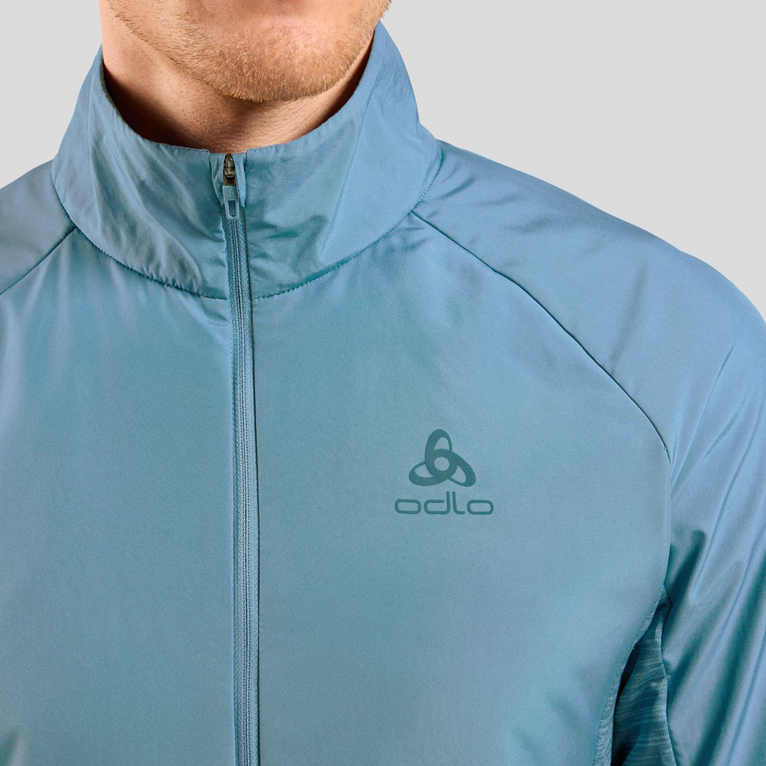 Odlo Essential Insulator Hybrid Veste Running Hommes - Bleu