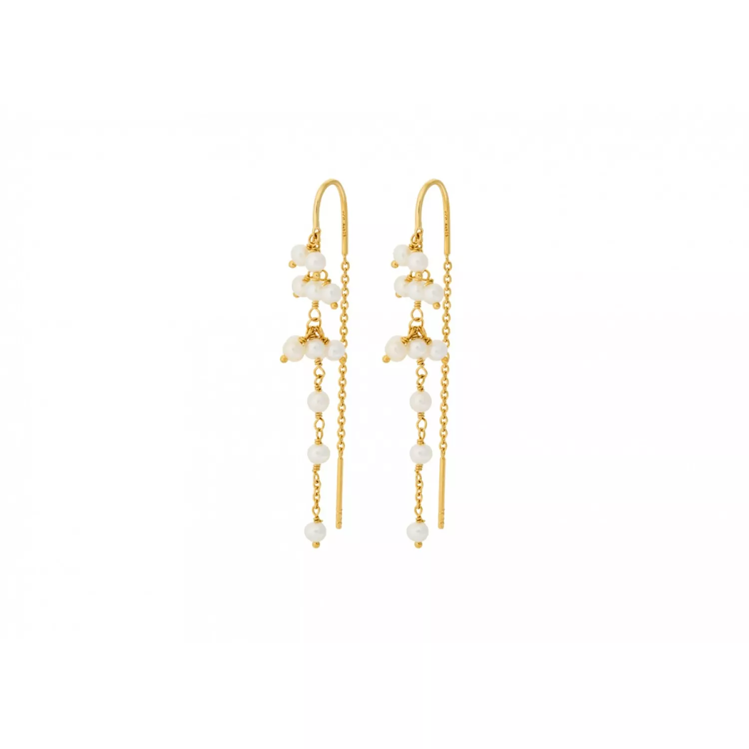 Pernille Corydon Ocean Treasure Øreringe 18 kt. Forgyldt Sølv e-435-gp