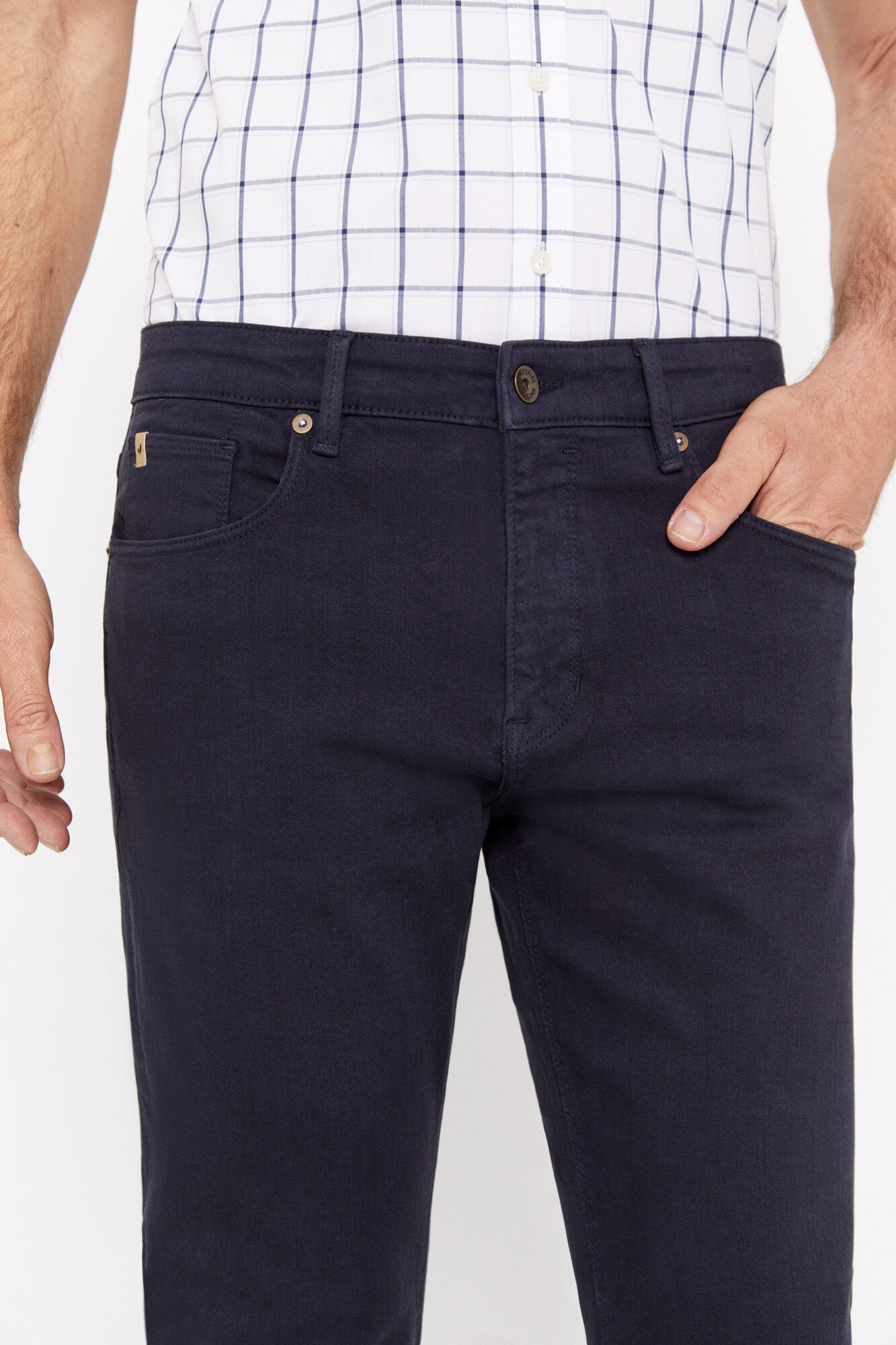 Calça Dynamic de corte regular - Azul marinho