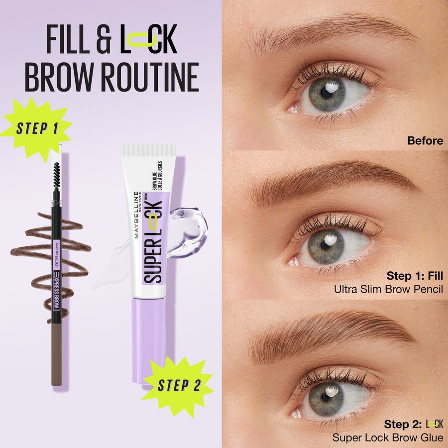 Maybelline New York Express Brow Ultra Slim Pencil 5,5 Cool Brown 0,09g