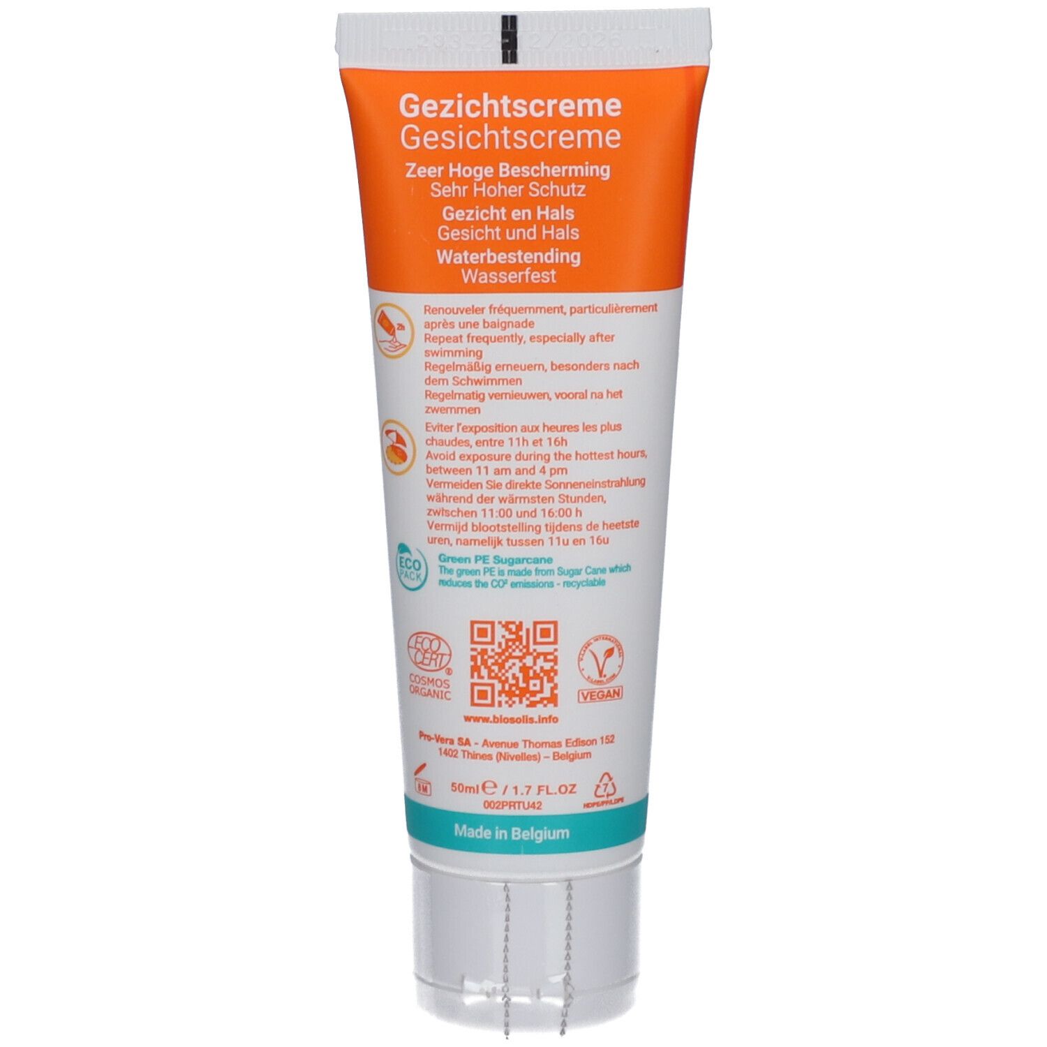 Biosolis Sonnencreme Gesicht LSF 50+