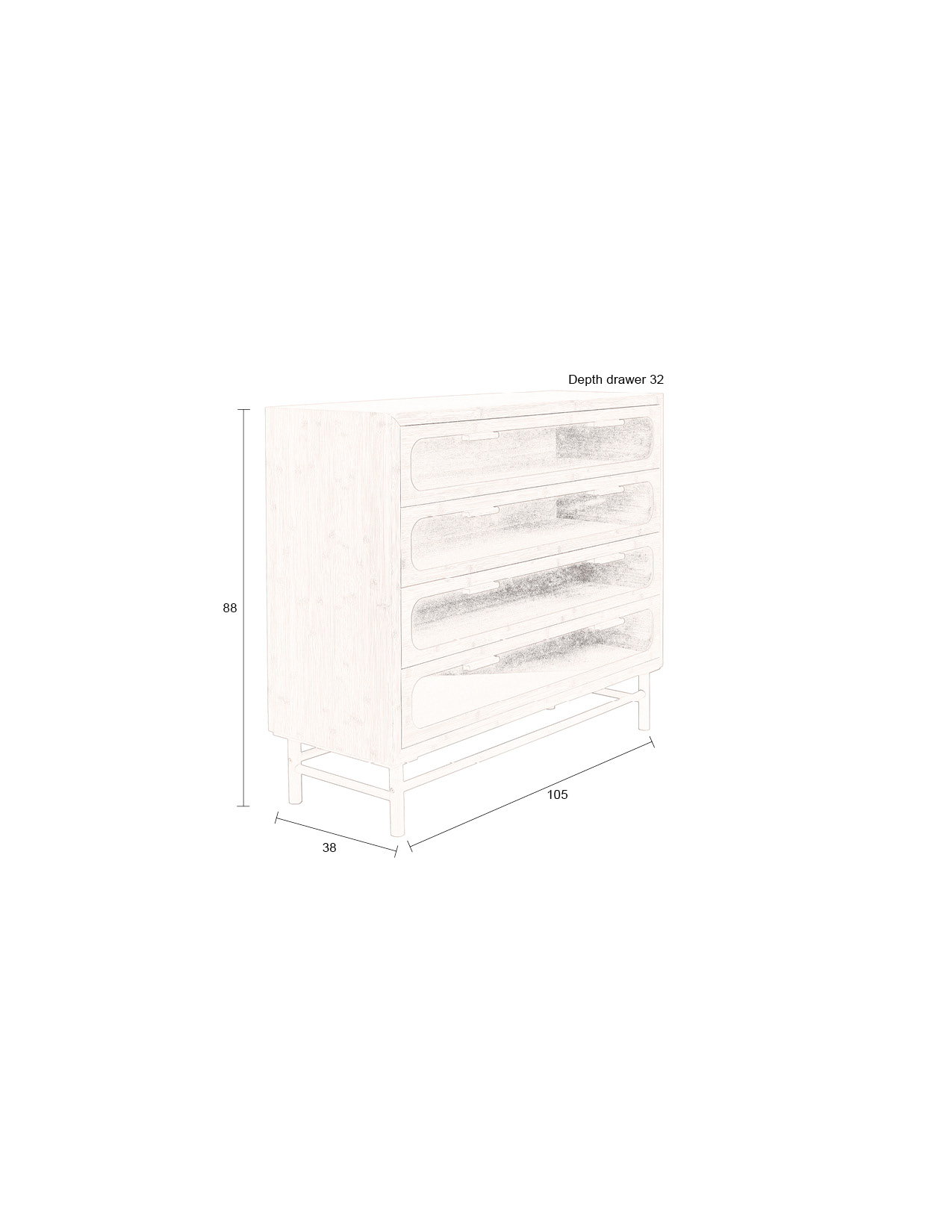 Wandkast Drawer