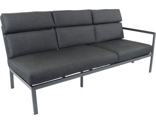Loungeset tuinmeubelset 9-zits bestaande uit: driezitsbank, driezitsbank, tafel, bank, fauteuil, incl. kussens aluminium