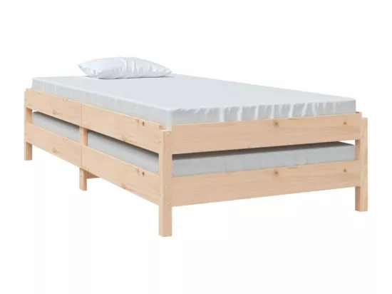 Lit empilable 90x190 cm Bois de pin massif