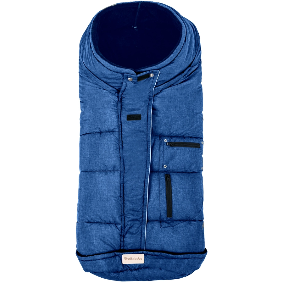 Altabebe Winterfußsack mit 3M Füllung marine