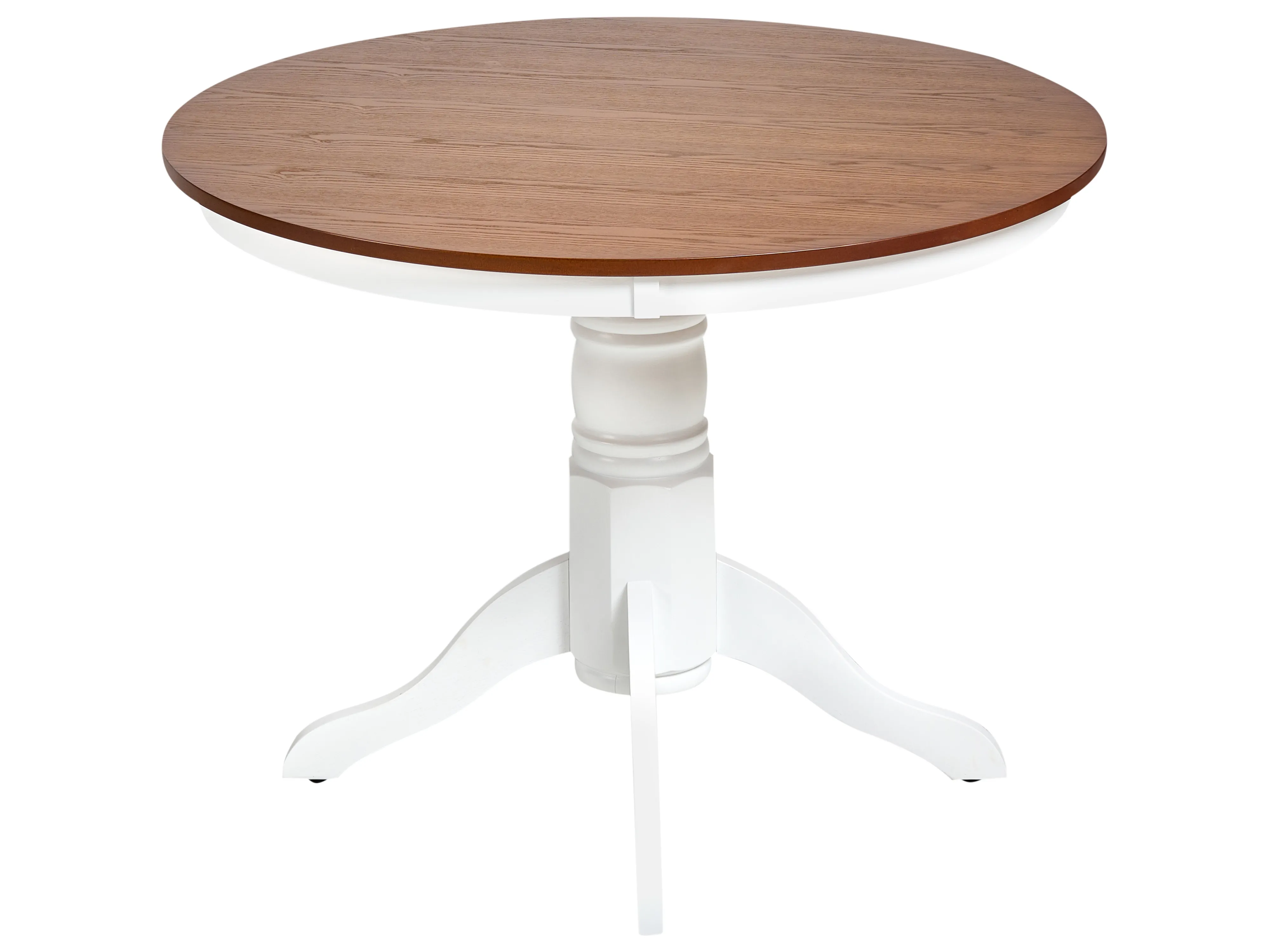 Eettafel AKRON Bruin essenhout 100 cm Hout 100 cm