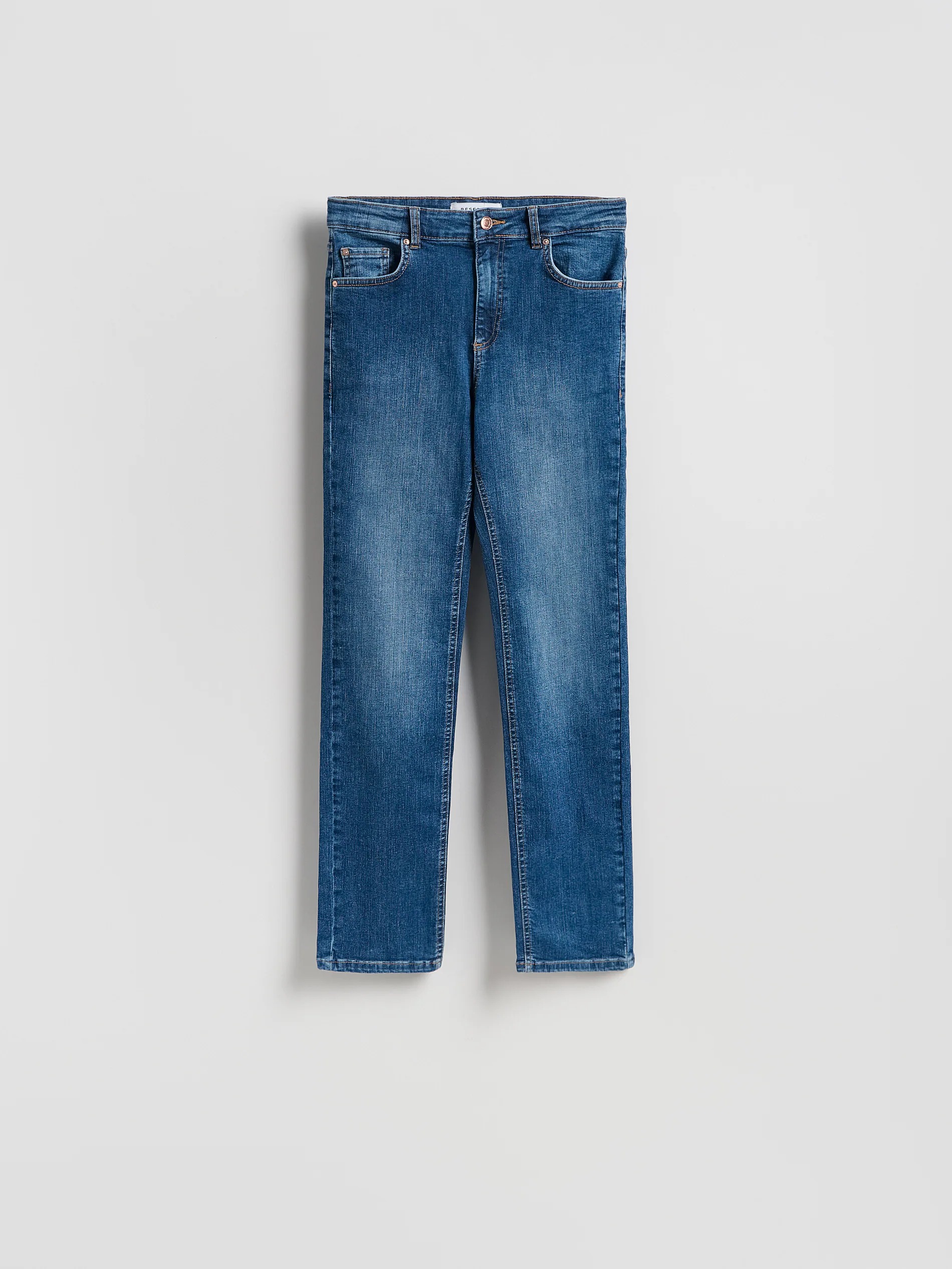 Slim straight jeans