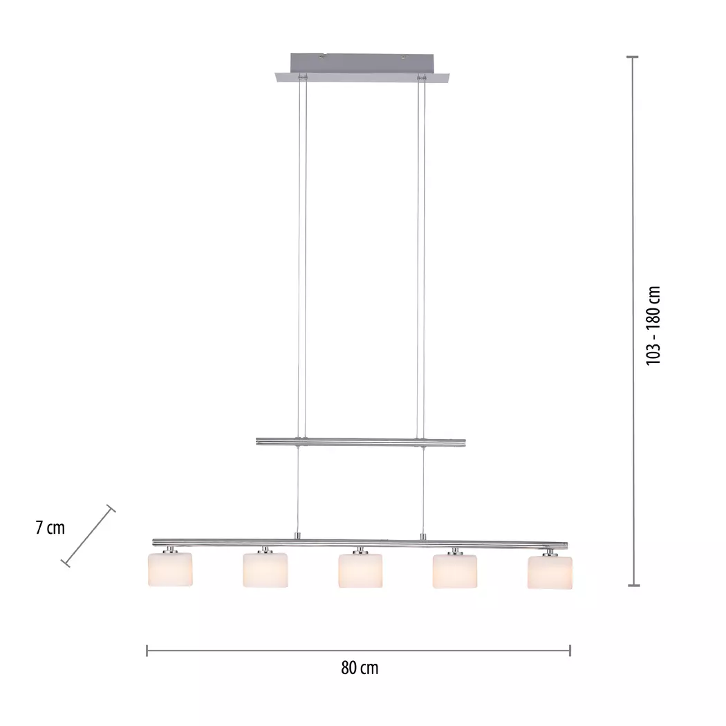 LED-Pendelleuchte Hydra