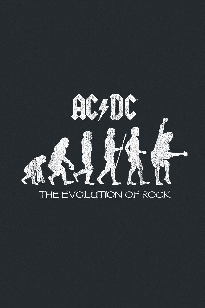 Evolution Of Rock | AC/DC T-Shirt Manches courtes
