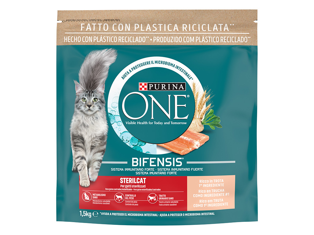 RAÇÃO PARA GATO PURINA ONE ESTERILIZADO TRUTA 1.5KG