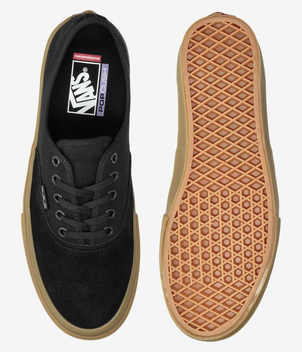 Vans Skate Authentic Schuh (black black gum)