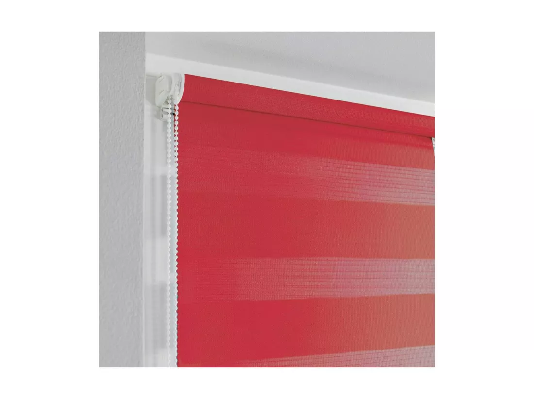 Store enrouleur tamisant - 120 x 180 cm - Daynight - Rouge