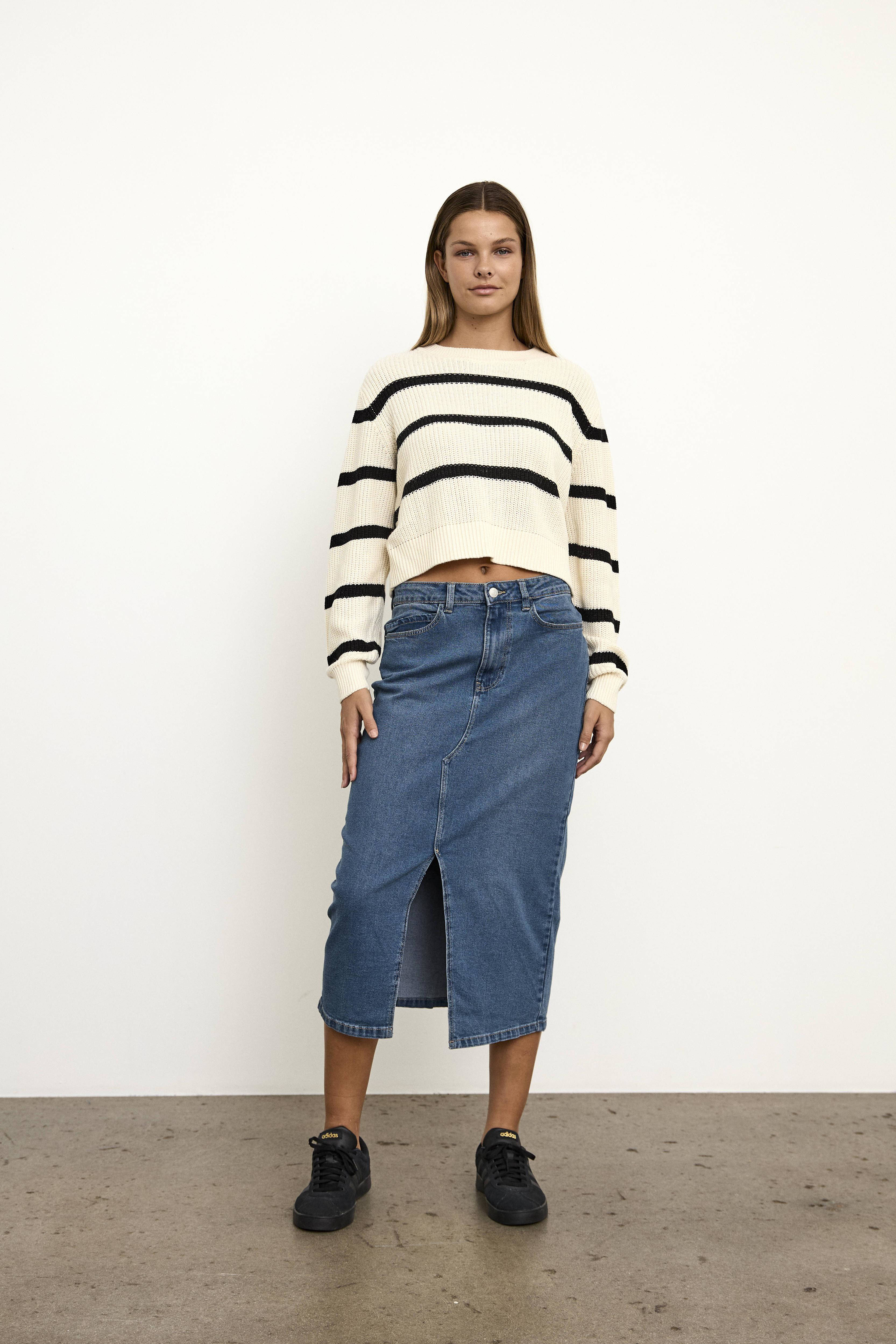 NOISY MAY spijkerrok NMKATH medium blue denim